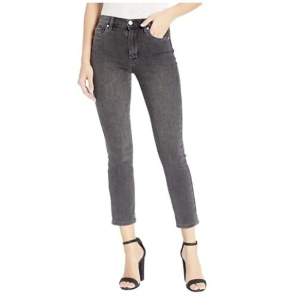 Blank NYC The Rivington High Rise Tapered Jean in Faded Black - Size 27 - Picture 1 of 8
